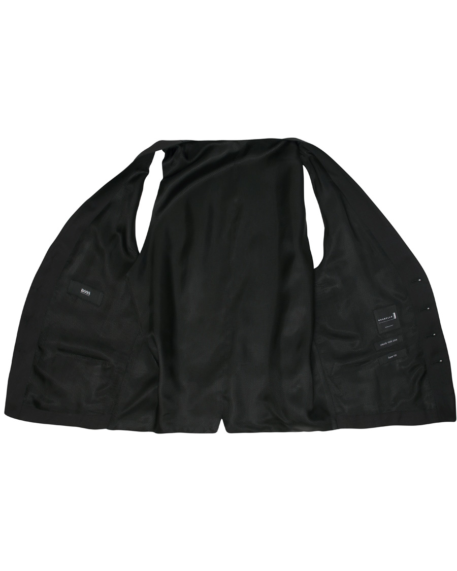 Homme | Blazers | BOSS BLACK | BOSS Wesley Tuxedo Waistcoat Black