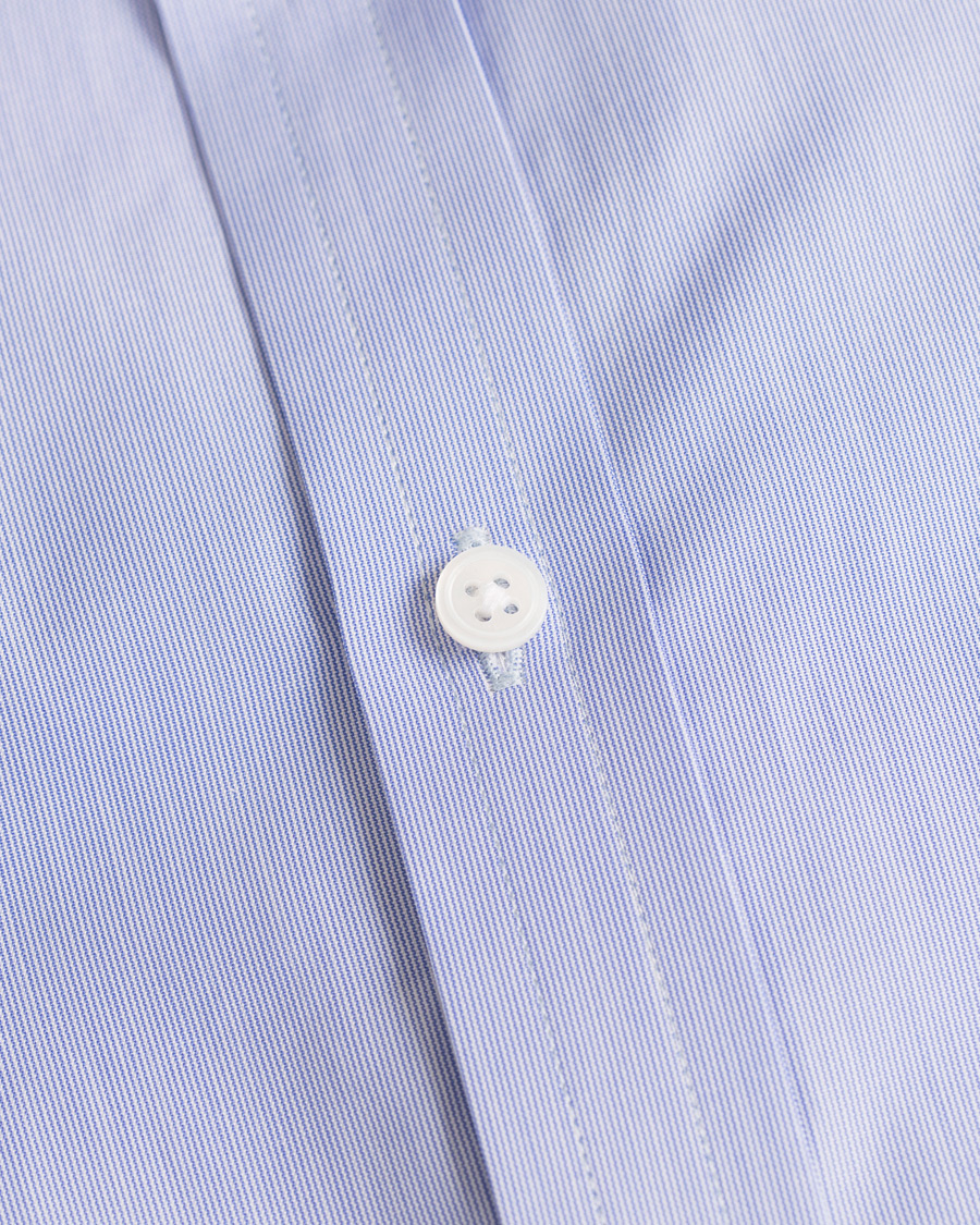 Homme | Chemises | Turnbull & Asser | Classic Fit Hairline Stripe Shirt Blue