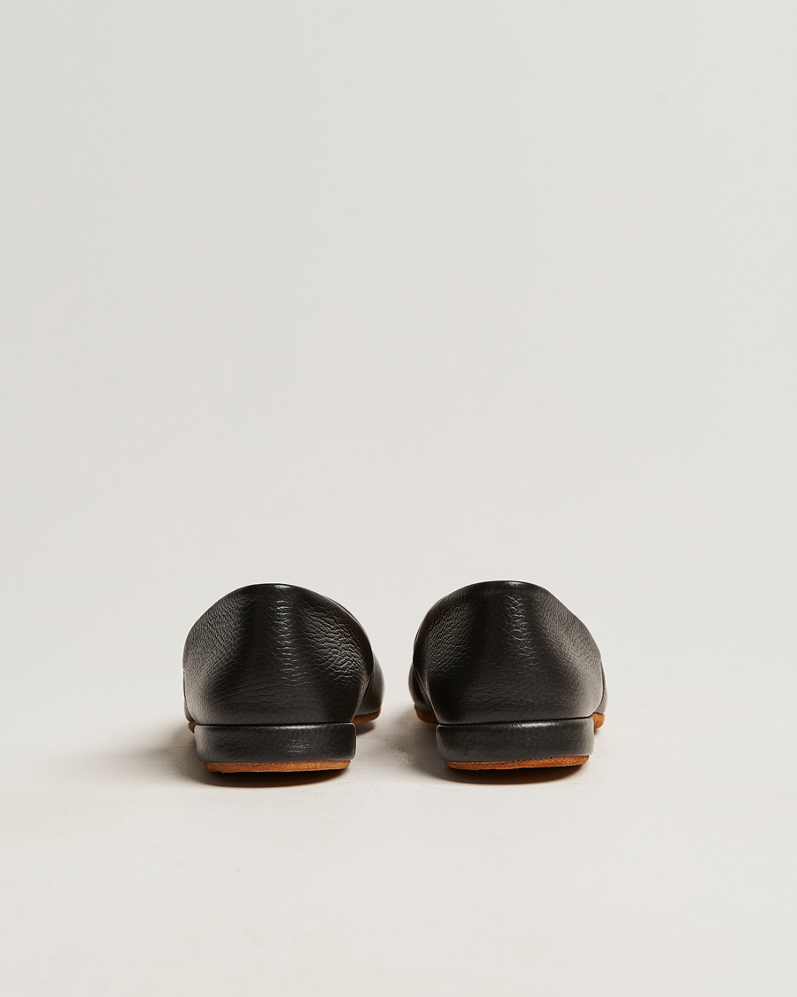 Homme | Sandales Et Mules | Crockett & Jones | Grecian Home Slipper Black