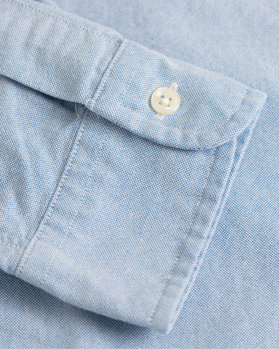 Homme | Chemises | Polo Ralph Lauren | Slim Fit Shirt Oxford White Blue