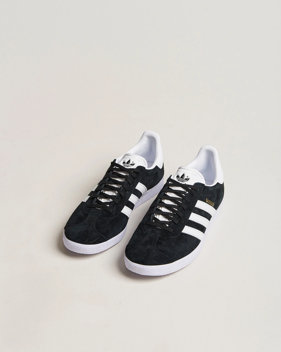 Herre | Sko i mokka | adidas Originals | Gazelle Sneaker Black Nubuck