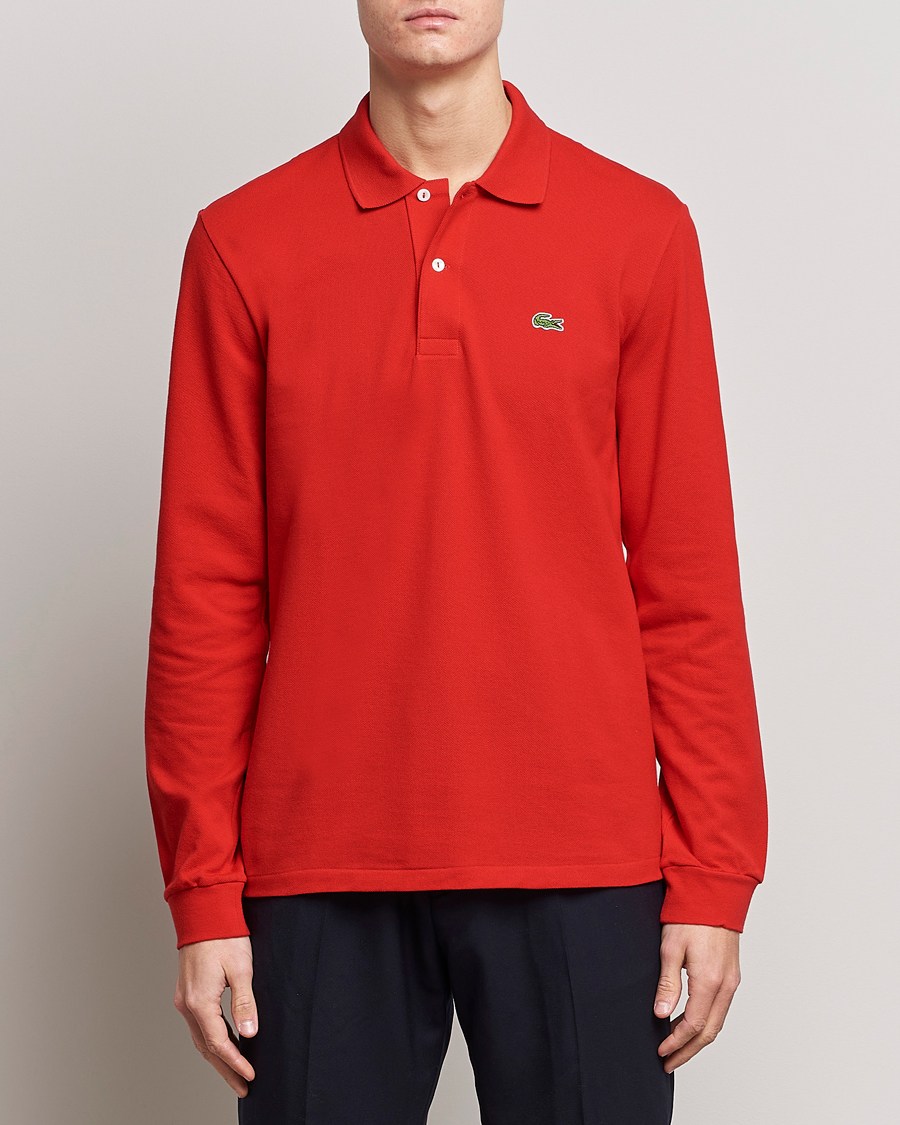 Homme | Pulls Et Tricots | Lacoste | Long Sleeve Polo Red