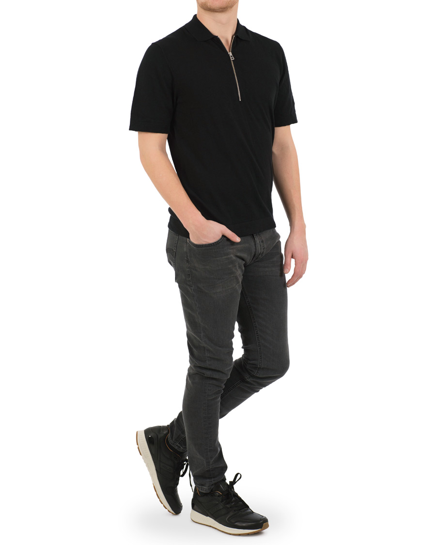 Homme | Polo Ralph Lauren Train 100 Calf Running Sneaker Black | Polo Ralph Lauren | Train 100 Calf Running Sneaker Black