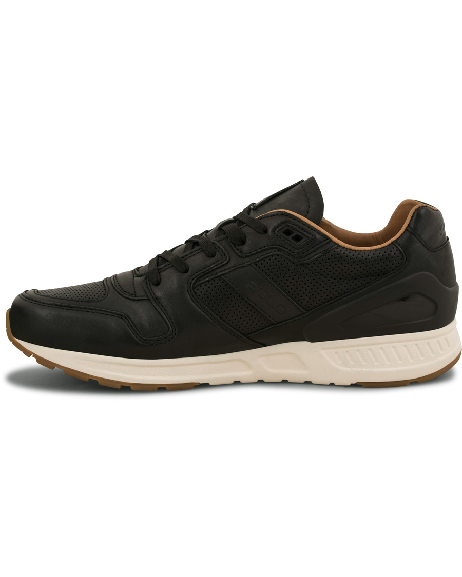 Homme | Polo Ralph Lauren Train 100 Calf Running Sneaker Black | Polo Ralph Lauren | Train 100 Calf Running Sneaker Black