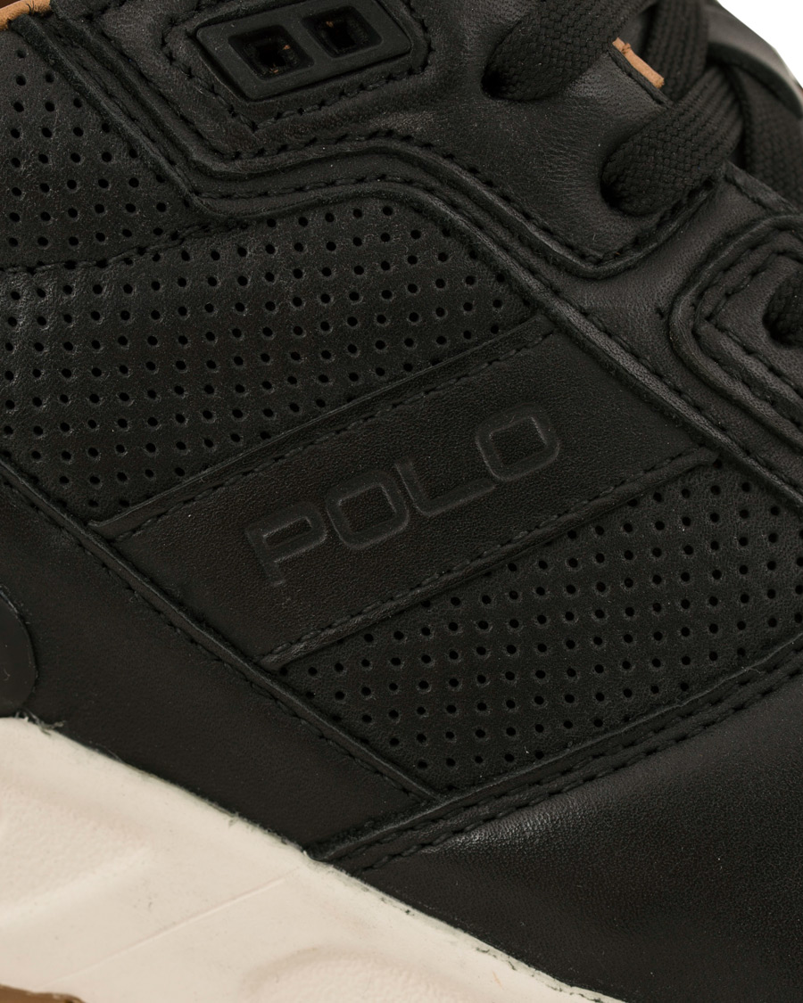 Homme | Polo Ralph Lauren Train 100 Calf Running Sneaker Black | Polo Ralph Lauren | Train 100 Calf Running Sneaker Black