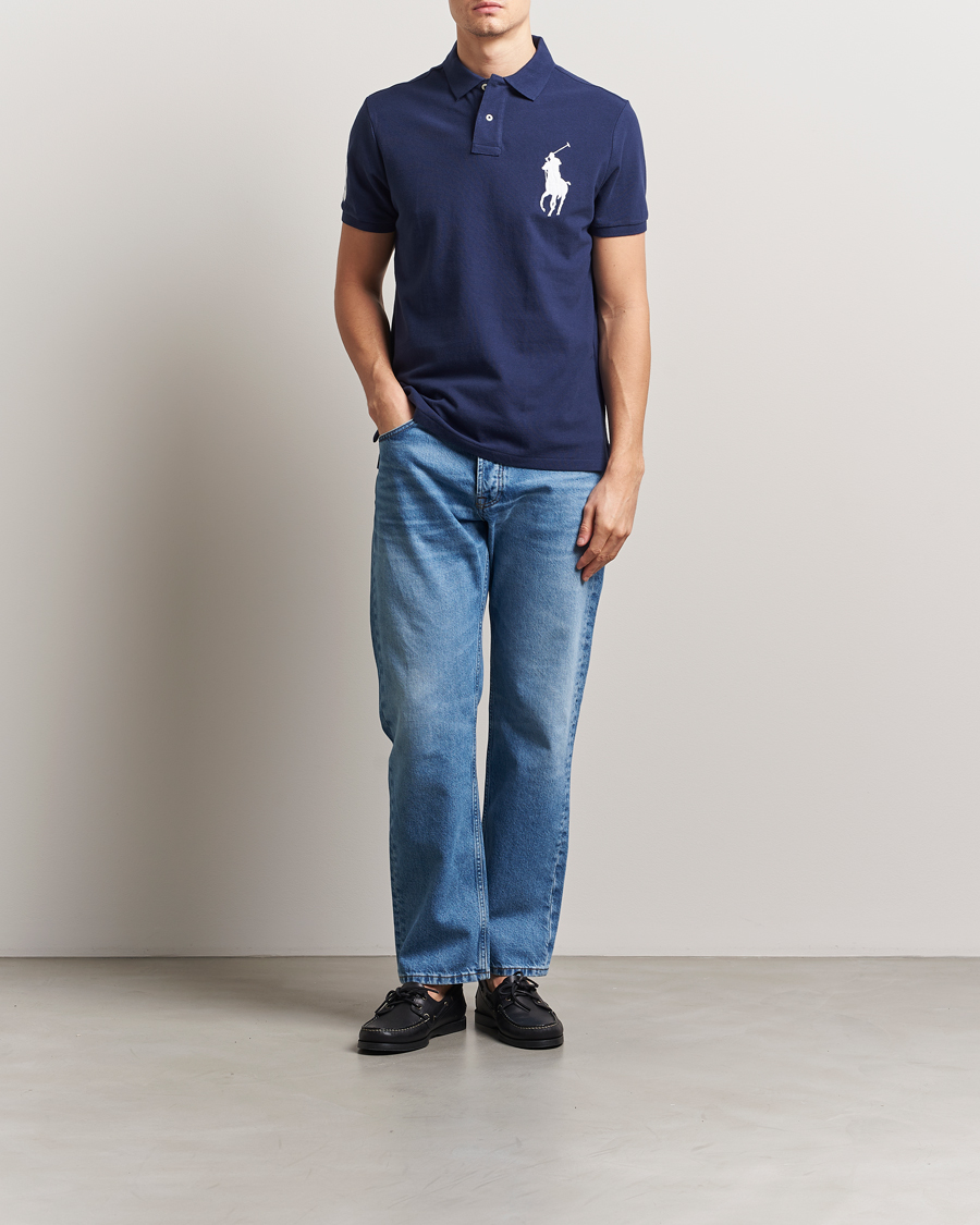 Homme | Polos | Polo Ralph Lauren | Custom Fit Big Pony Polo Newport Navy