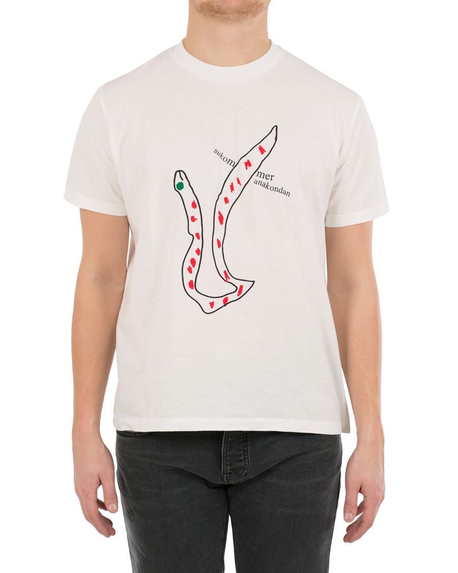 Homme | T-shirts | Our Legacy | Box T-shirt Anaconda White