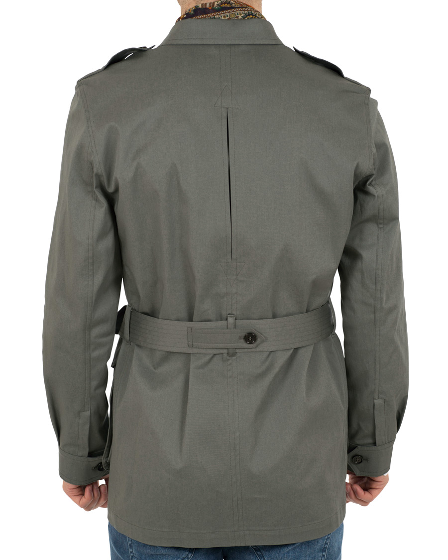 Homme | Manteaux Et Vestes | Private White V.C. | Belted Safari Jacket Teal Green