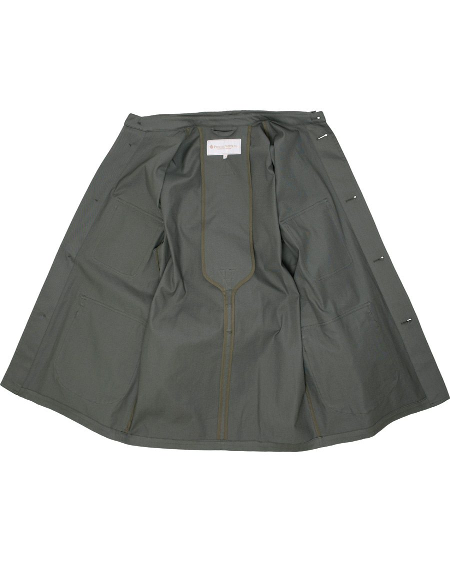 Homme | Manteaux Et Vestes | Private White V.C. | Belted Safari Jacket Teal Green