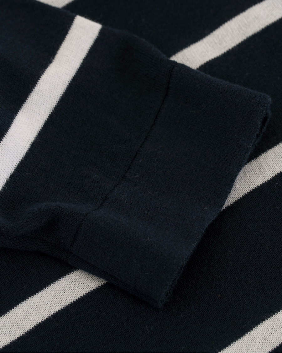 Homme | Pulls Et Tricots | HUGO | Simun Stripe Knitted Crew Neck Navy/White