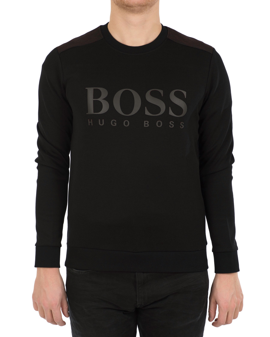 Homme | Pulls Et Tricots | BOSS GREEN | BOSS Athleisure Salbo Sweatshirt Black