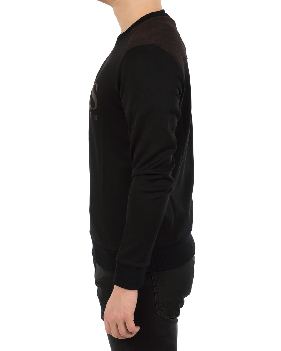 Homme | Pulls Et Tricots | BOSS GREEN | BOSS Athleisure Salbo Sweatshirt Black