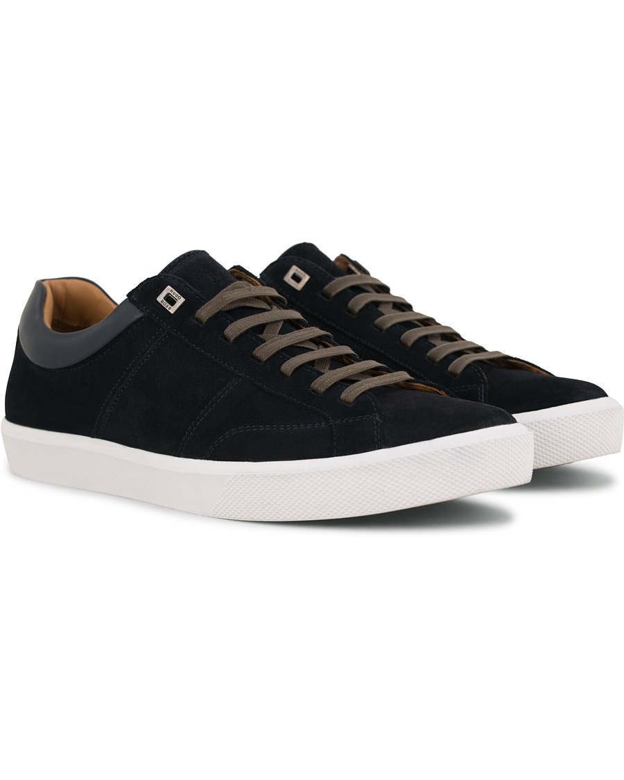 Homme | BOSS Escape Tenn Sneaker Navy Suede | BOSS BLACK | BOSS Escape Tenn Sneaker Navy Suede