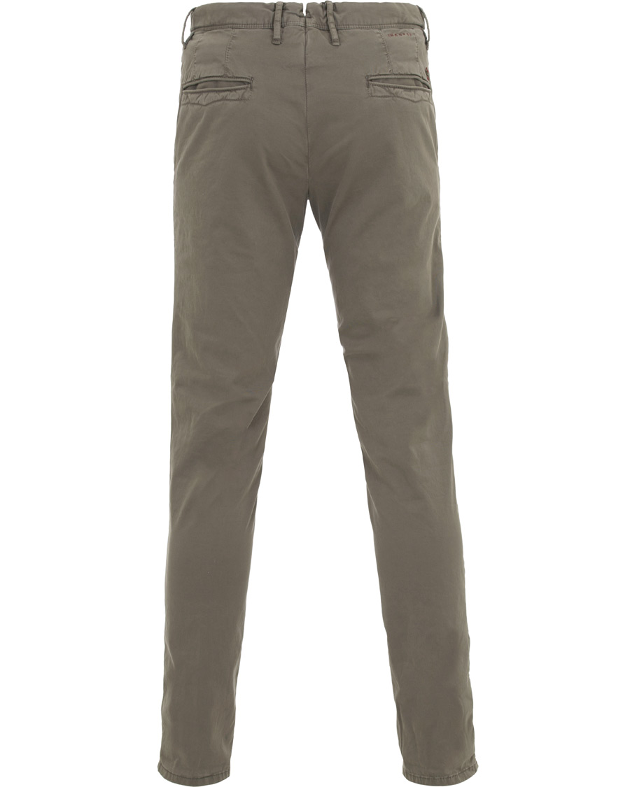 Homme | Pantalons | Incotex | Slim Fit Stretch Slacks Grey