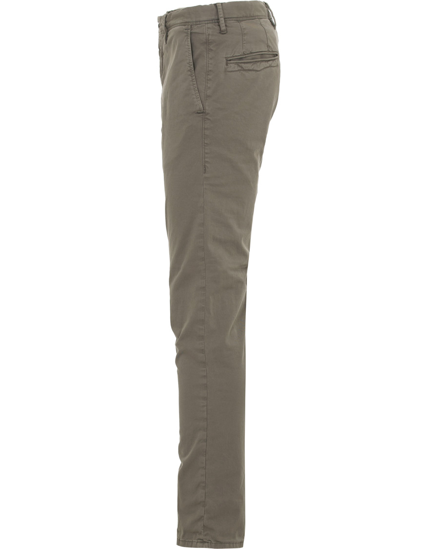Homme | Pantalons | Incotex | Slim Fit Stretch Slacks Grey