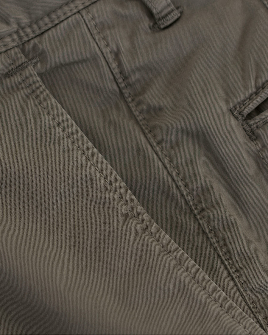 Homme | Pantalons | Incotex | Slim Fit Stretch Slacks Grey