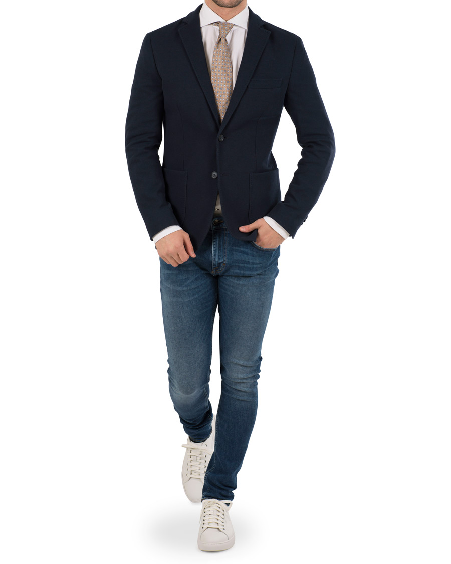 Homme | Blazers | Morris | Rowing Club Jersey Blazer Navy
