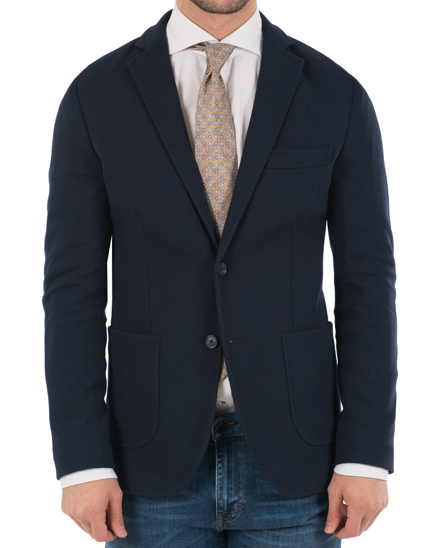 Homme | Blazers | Morris | Rowing Club Jersey Blazer Navy