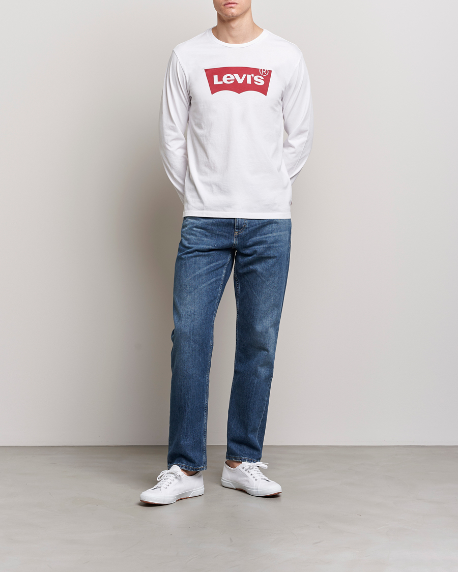 Homme | T-shirts | Levi's | Logo Long Sleeve T-Shirt White