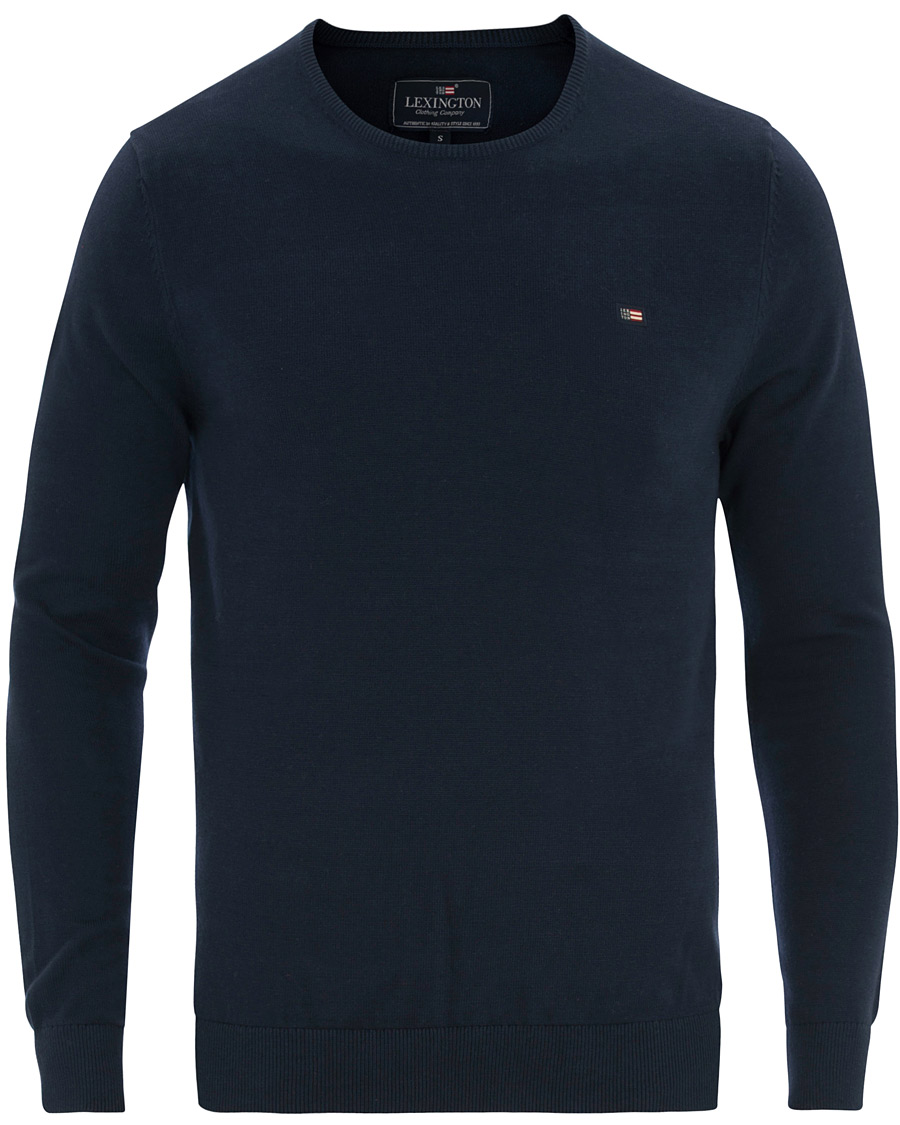 Homme | Pulls Et Tricots | Lexington | Bradley Crewneck Sweater Deepest Blue