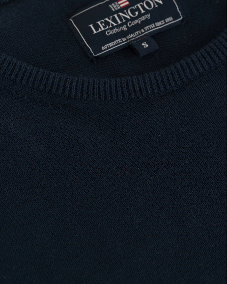 Homme | Pulls Et Tricots | Lexington | Bradley Crewneck Sweater Deepest Blue