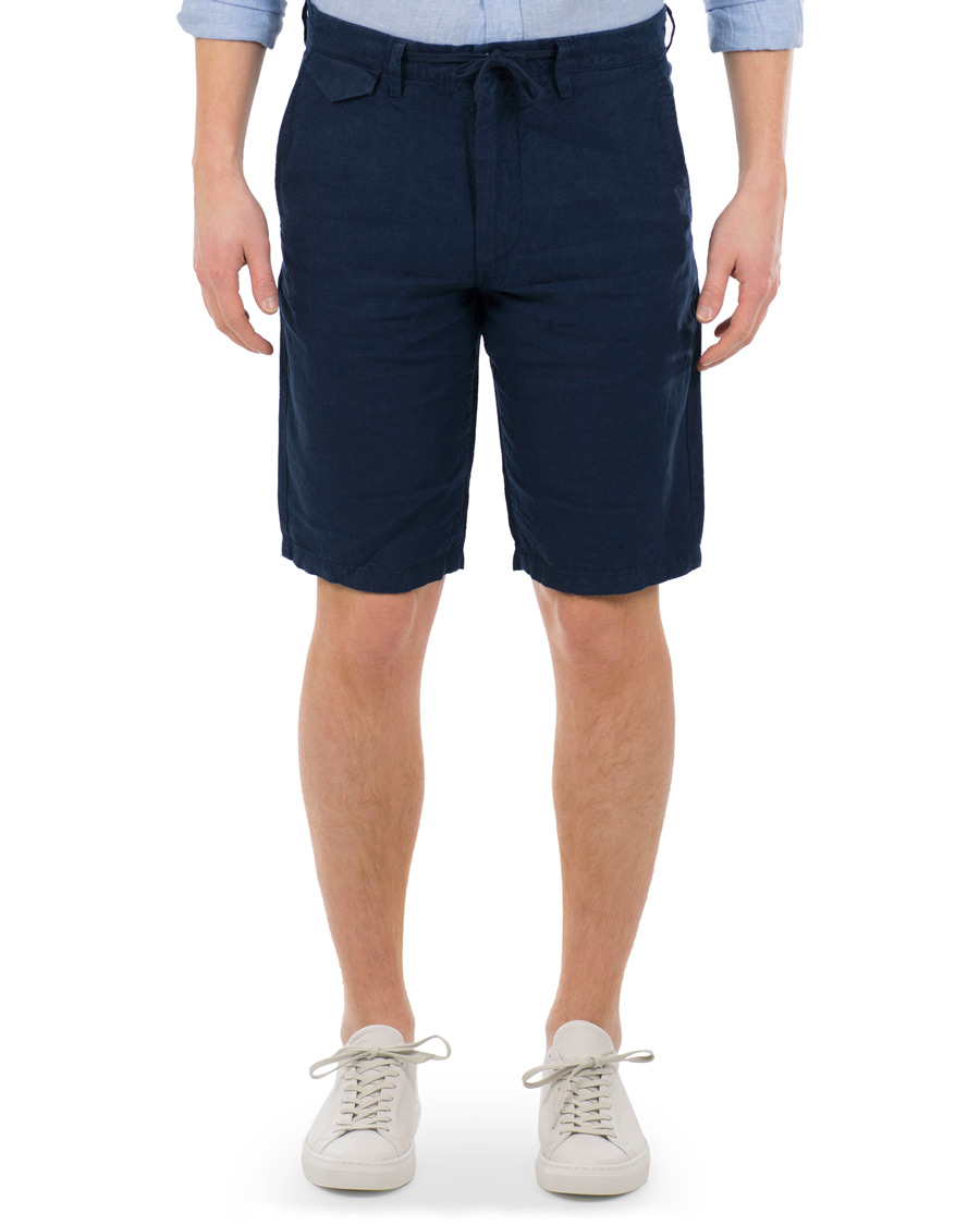 Homme | Shorts | GANT | Relax Linen Shorts Classic Blue