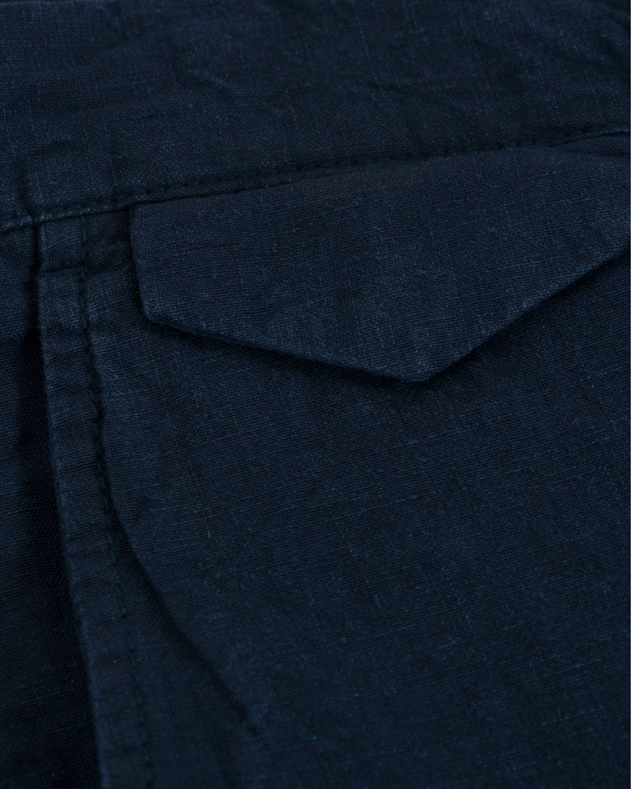 Homme | Shorts | GANT | Relax Linen Shorts Classic Blue