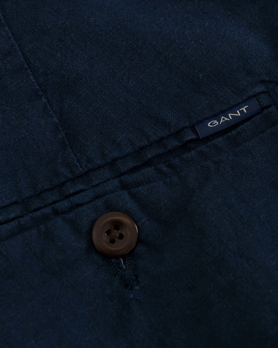 Homme | Shorts | GANT | Relax Linen Shorts Classic Blue