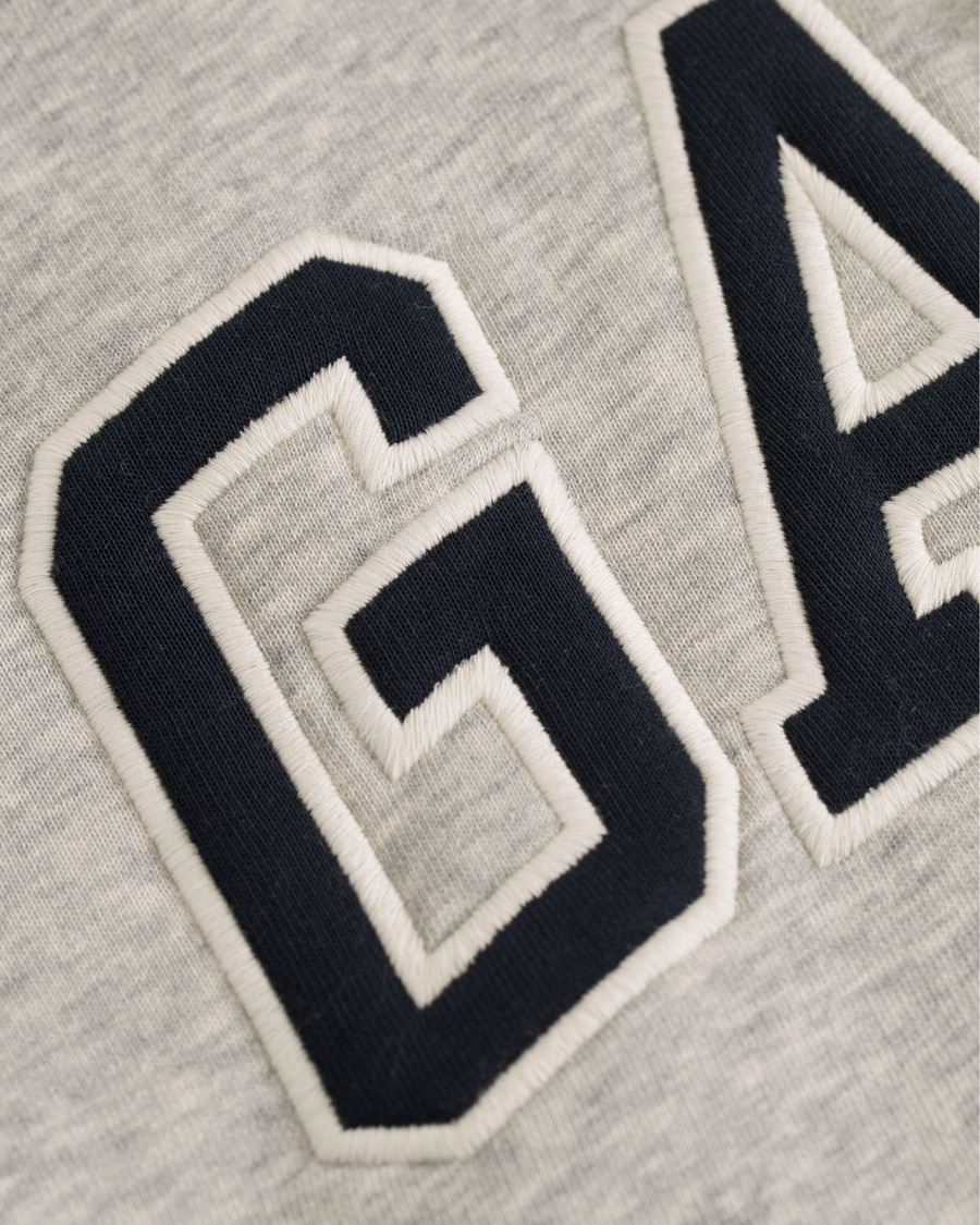 Homme | Pulls Et Tricots | Gant | Outline Full Zip Hoodie Light Grey Melange