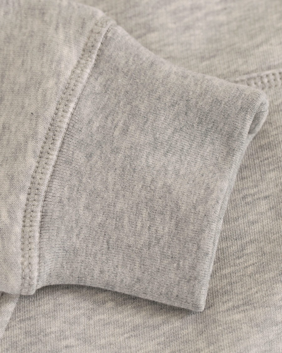 Homme | Pulls Et Tricots | Gant | Outline Full Zip Hoodie Light Grey Melange