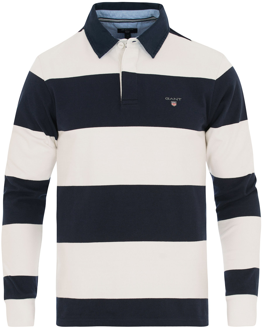 Homme | Pulls Et Tricots | GANT | Barstripe Heavy Rugger Eggshell