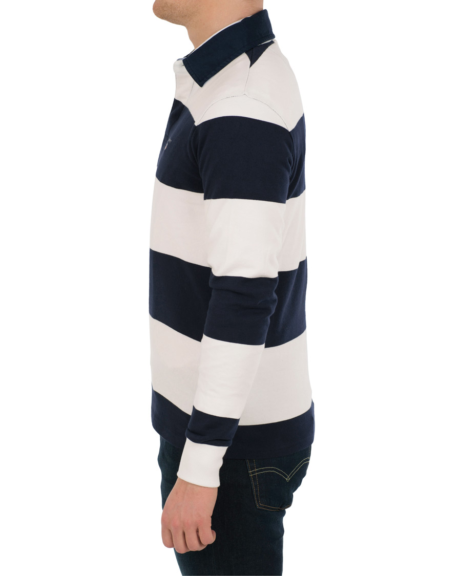 Homme | Pulls Et Tricots | GANT | Barstripe Heavy Rugger Eggshell