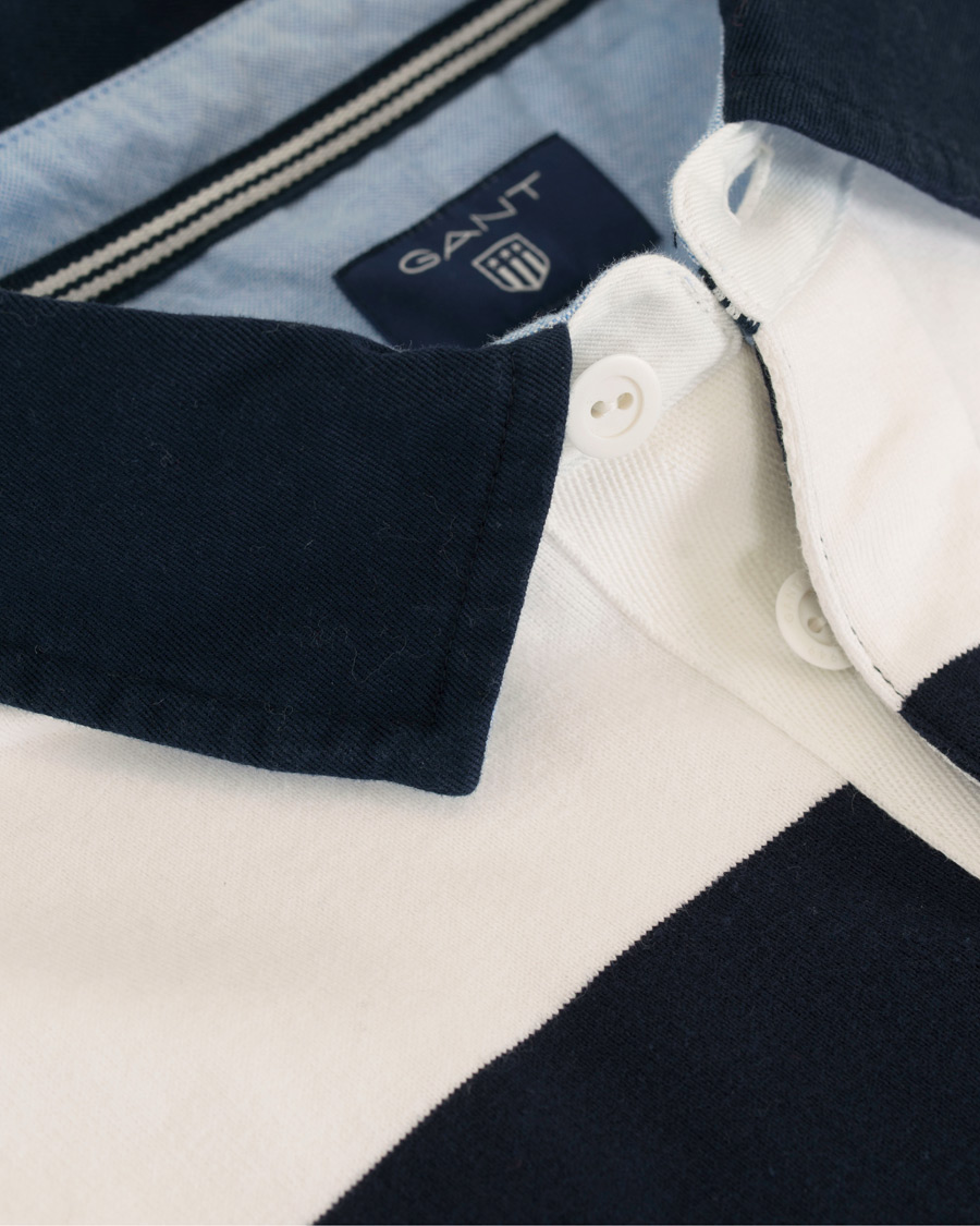 Homme | Pulls Et Tricots | GANT | Barstripe Heavy Rugger Eggshell