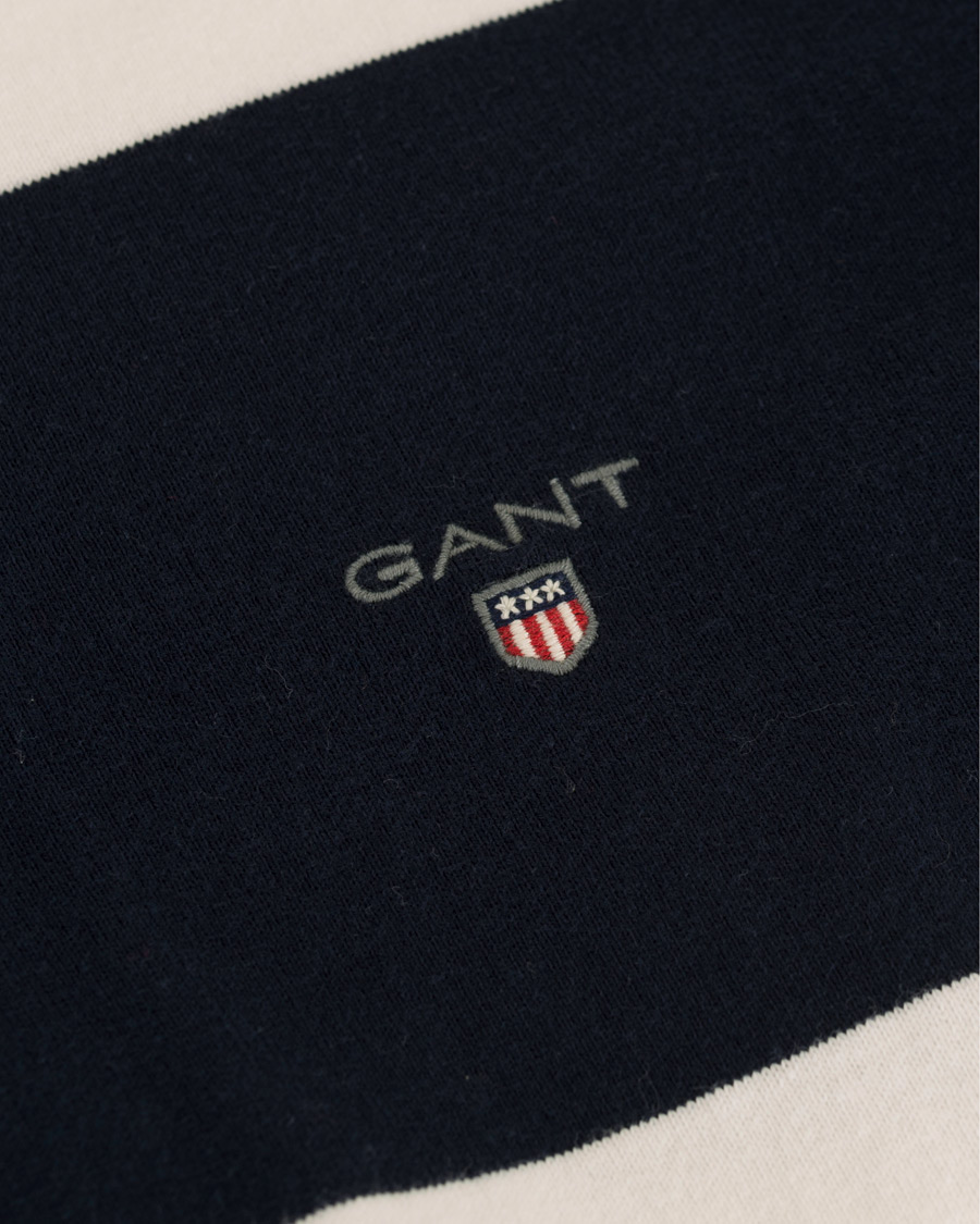 Homme | Pulls Et Tricots | GANT | Barstripe Heavy Rugger Eggshell