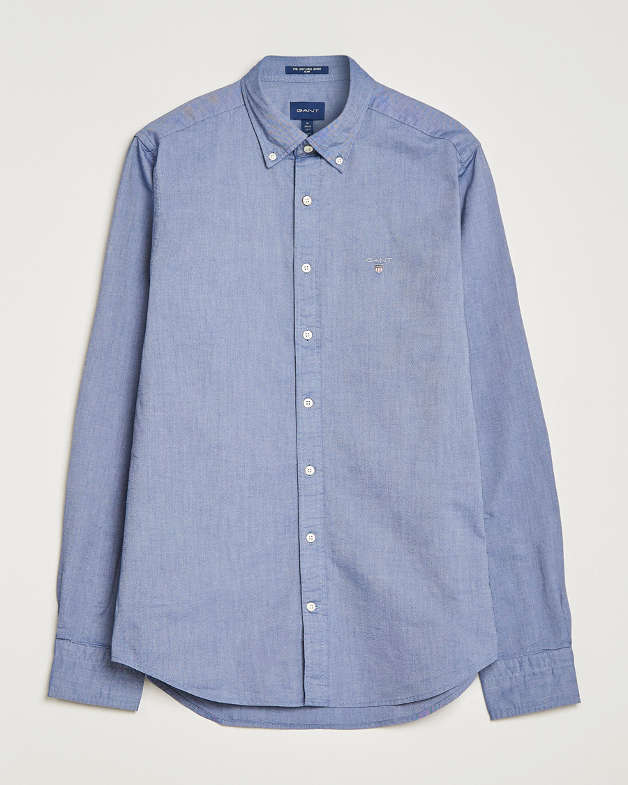 Homme | Chemises | GANT | Slim Fit Oxford Shirt Persian Blue