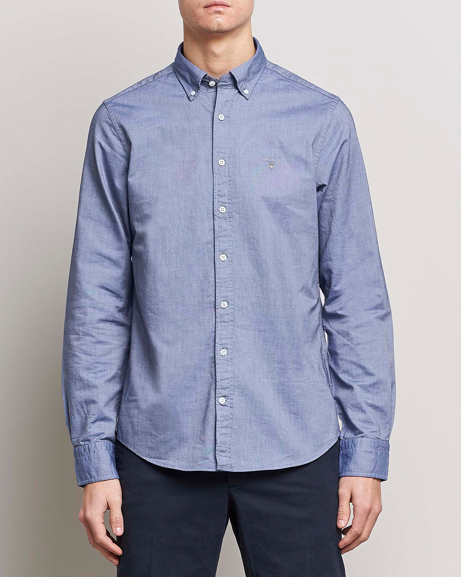 Homme | Chemises | GANT | Slim Fit Oxford Shirt Persian Blue