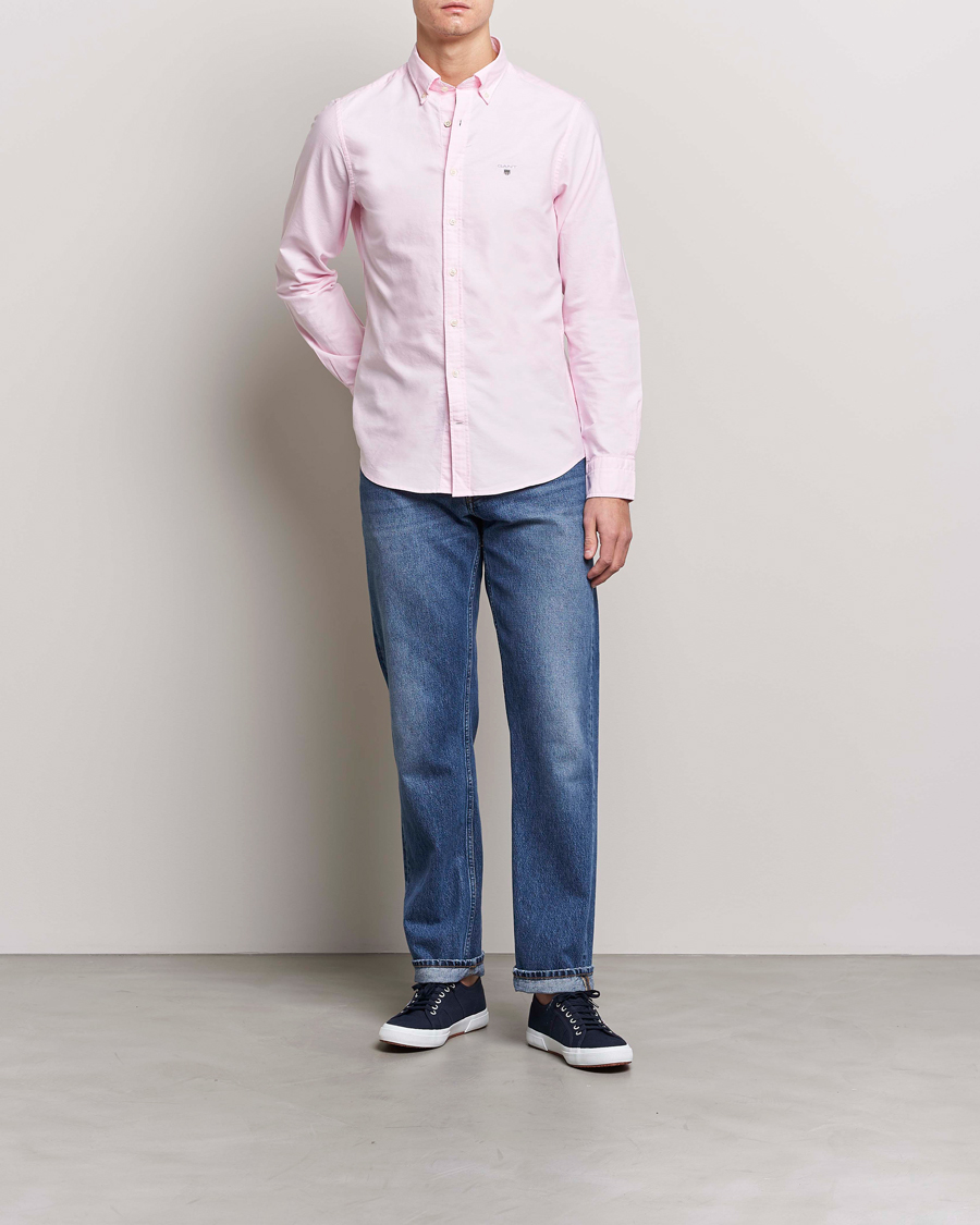 Homme | Chemises | GANT | Slim Fit Oxford Shirt Light Pink