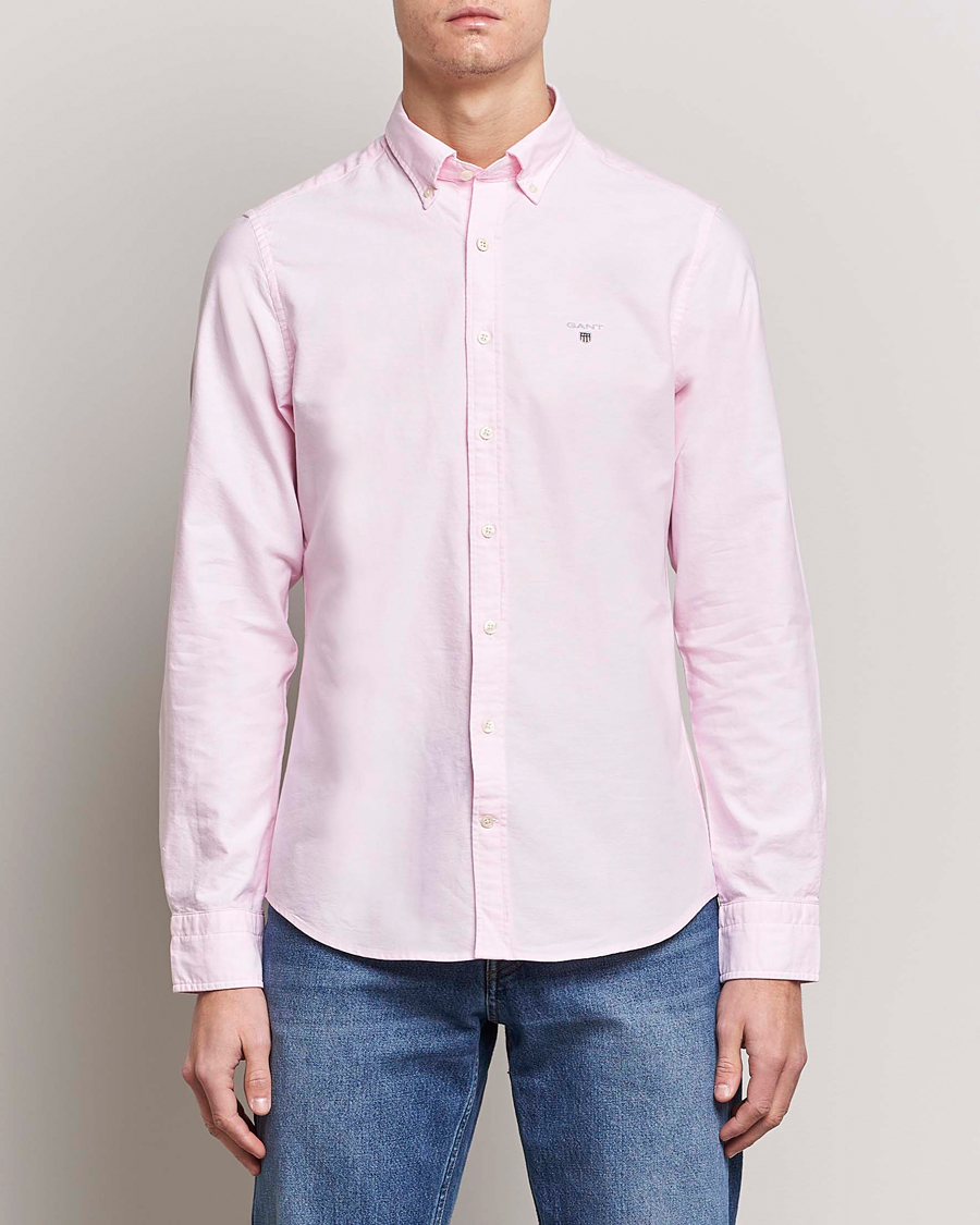 Homme | Chemises | GANT | Slim Fit Oxford Shirt Light Pink