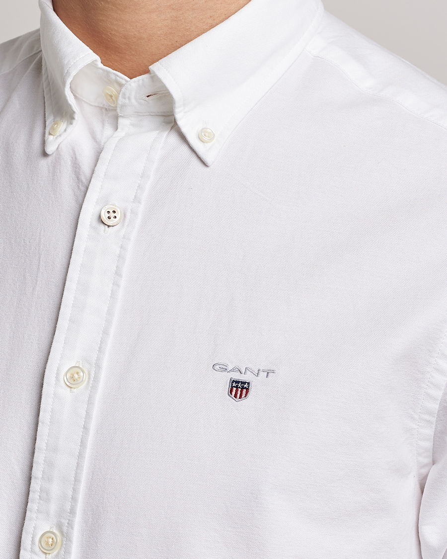 Homme | Chemises | GANT | Slim Fit Oxford Shirt White