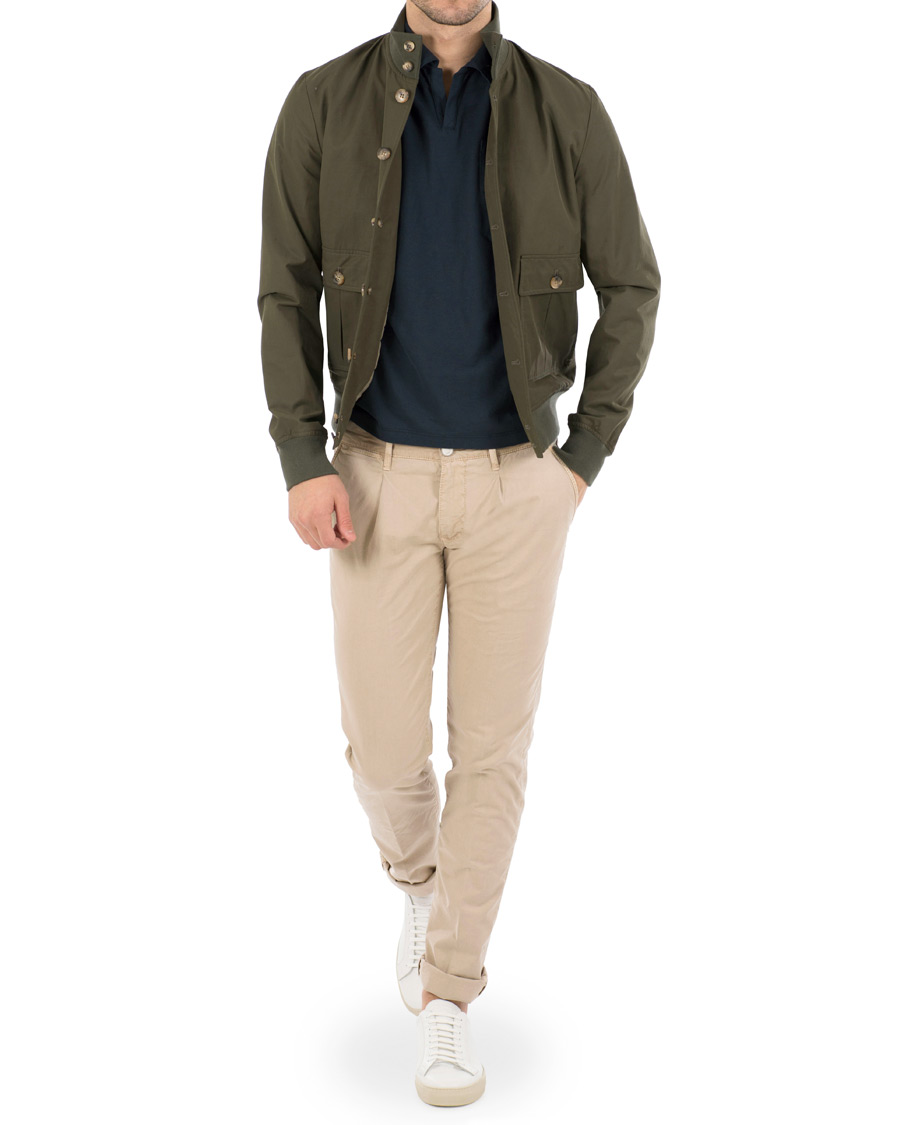 Homme | Pantalons | Jacob Cohën | Jacob Cohen Alex Pleated Chinos Beige