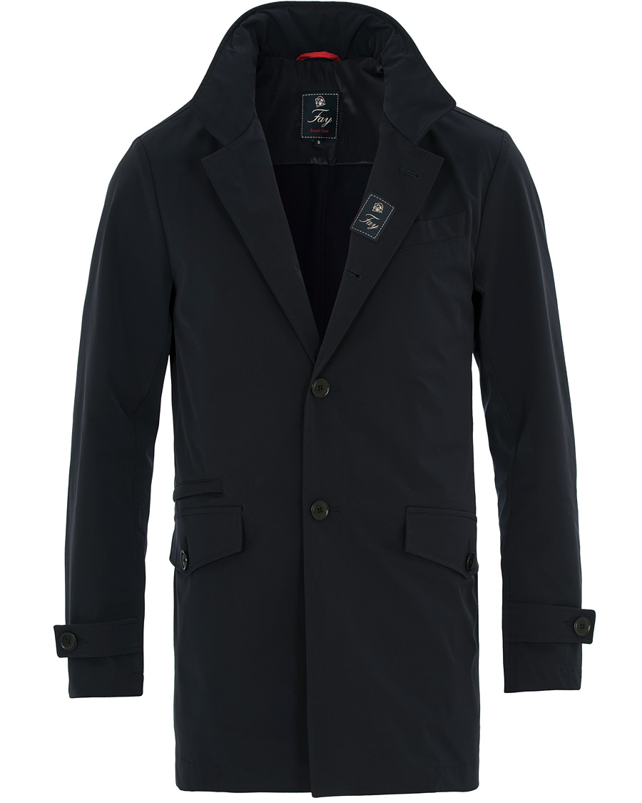 Homme | Manteaux Et Vestes | Fay | JFK Travel Raincoat Navy