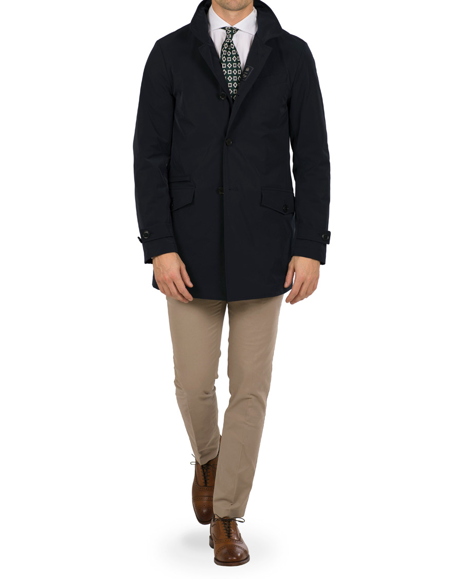 Homme | Manteaux Et Vestes | Fay | JFK Travel Raincoat Navy
