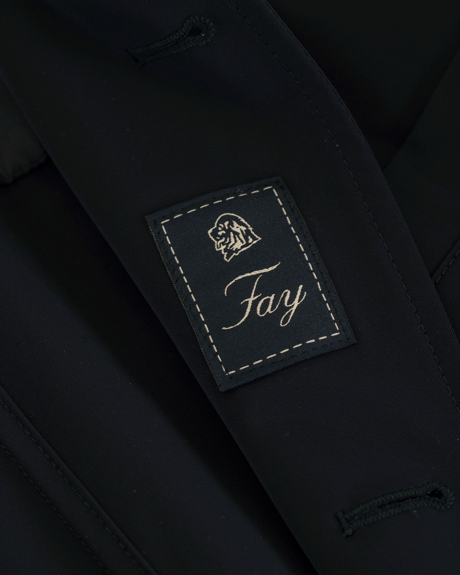 Homme | Manteaux Et Vestes | Fay | JFK Travel Raincoat Navy