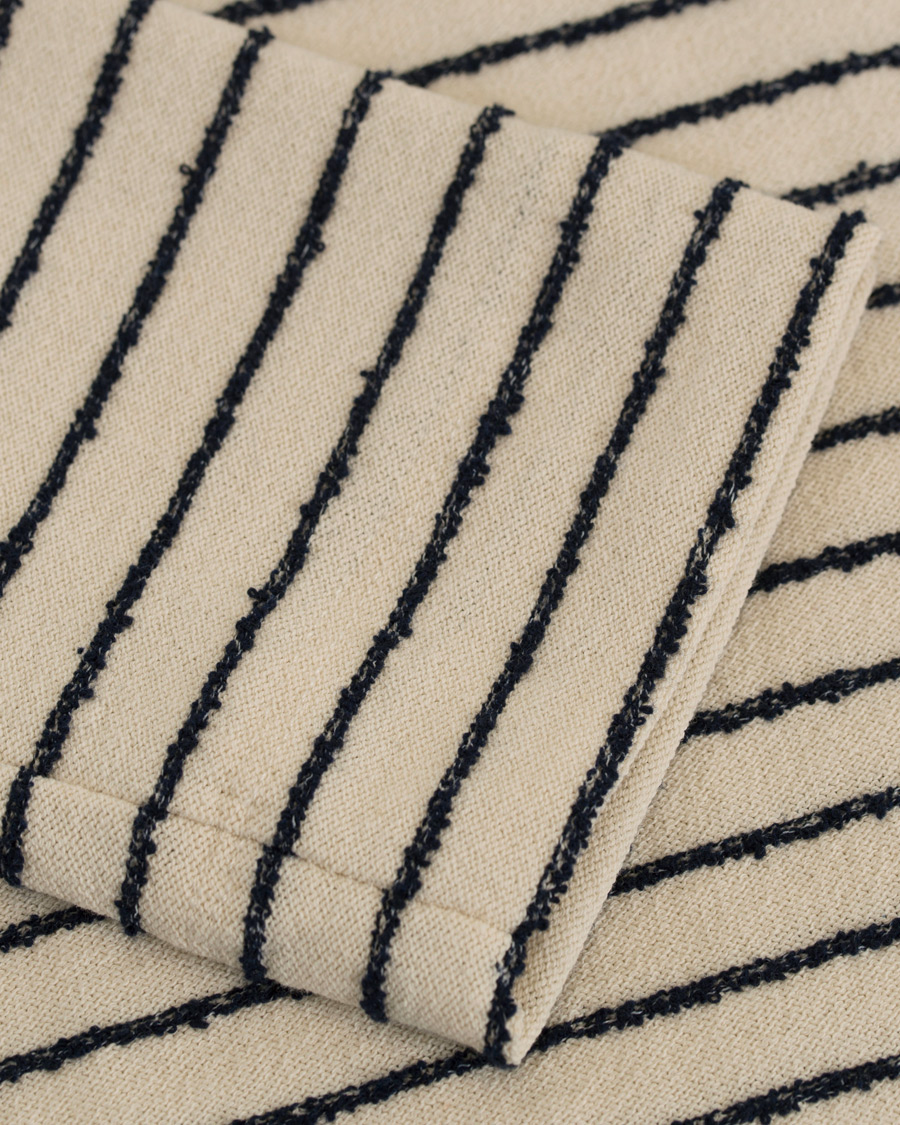 Homme | Pulls Et Tricots | The Gigi | Milos Stripe Lightweight Sweatshirt Navy/White