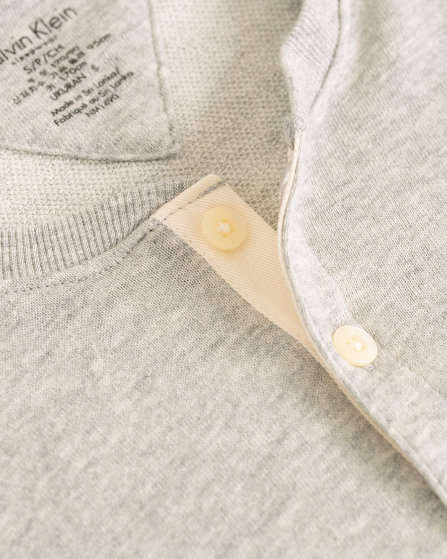 Homme | Pulls Et Tricots | Calvin Klein | Henley Heather Grey