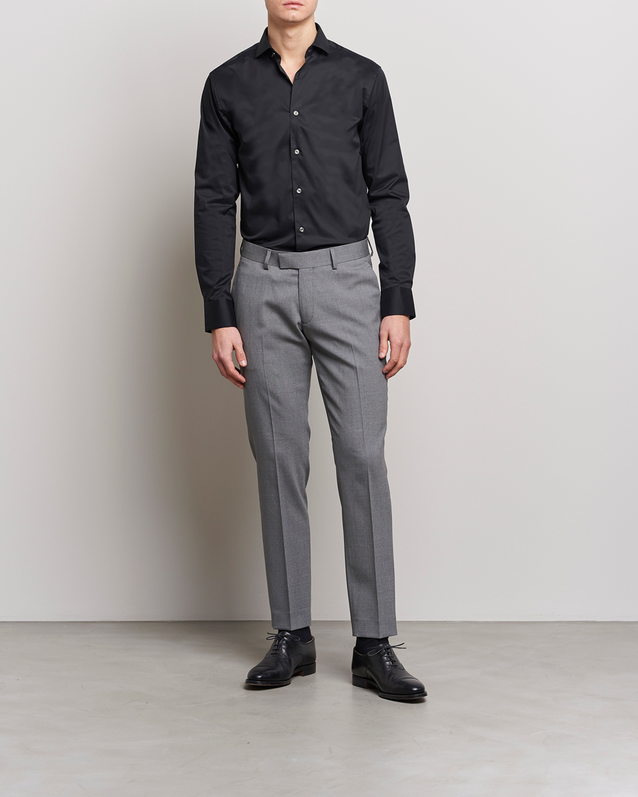 Homme | Sections | Tiger of Sweden | Farell 5 Stretch Shirt Black