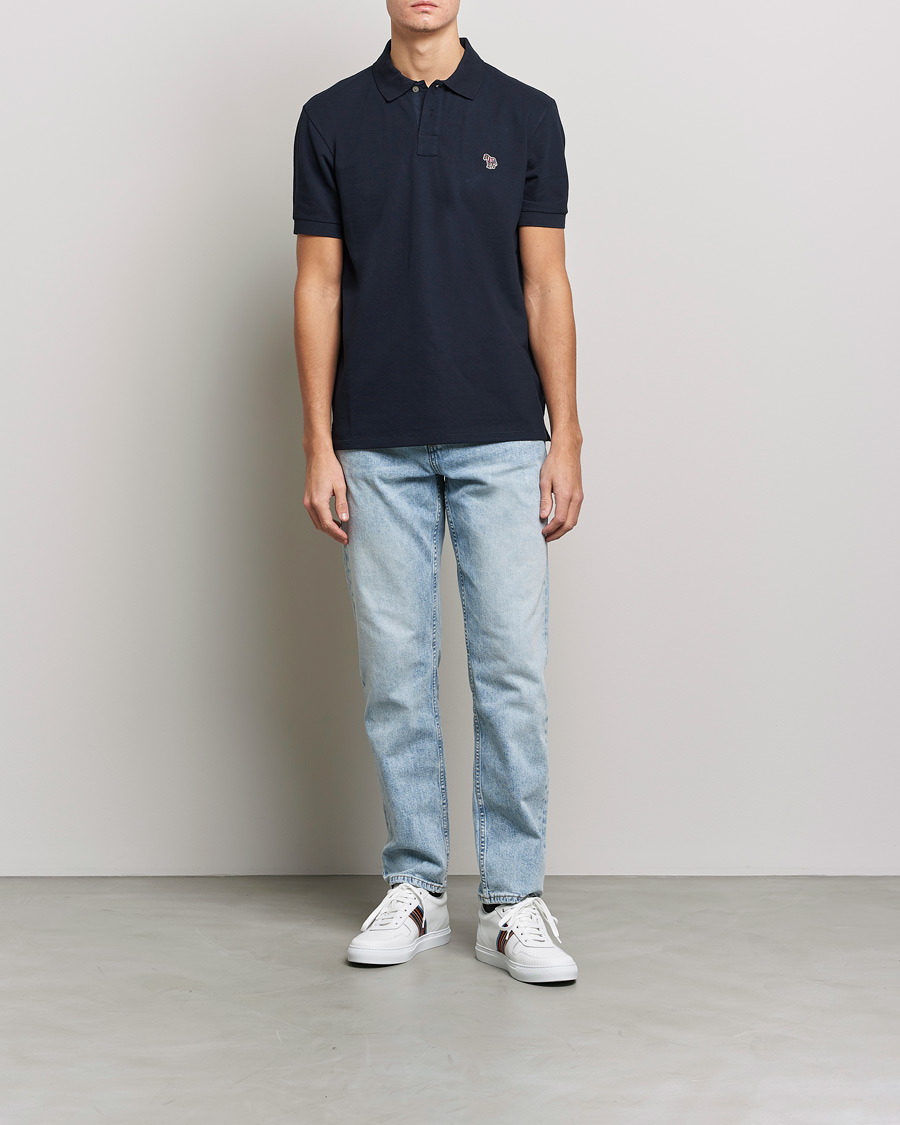 Homme | Polos | PS Paul Smith | Regular Fit Zebra Polo Navy