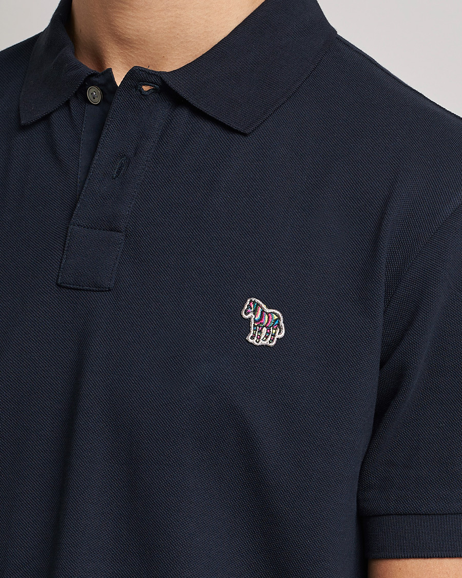 Homme | Polos | PS Paul Smith | Regular Fit Zebra Polo Navy