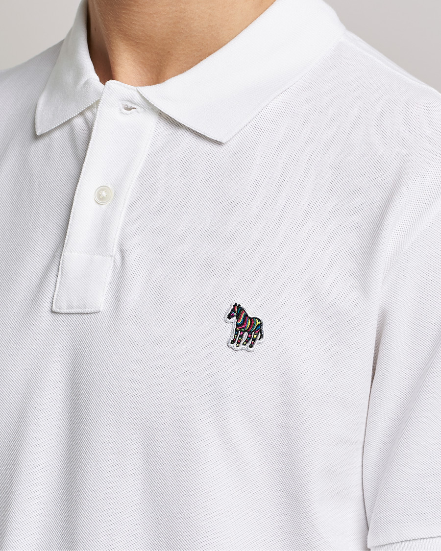Homme | Polos | PS Paul Smith | Regular Fit Zebra Polo White