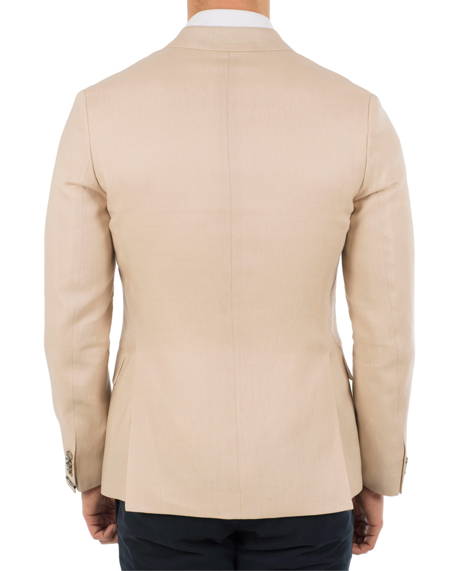 Homme | Blazers | J.Lindeberg | Hopper Soft Tech Linen Blazer Oxford Tan